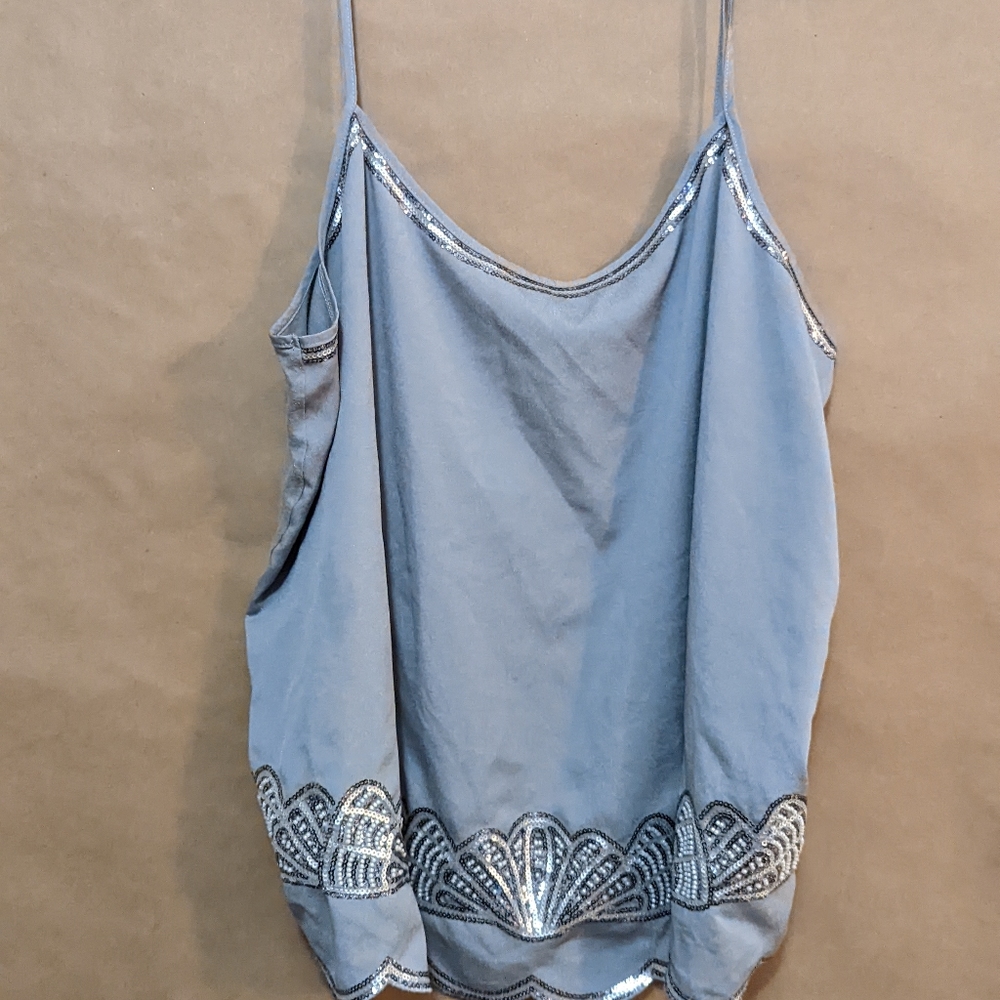Express gray Tank top blouse XL